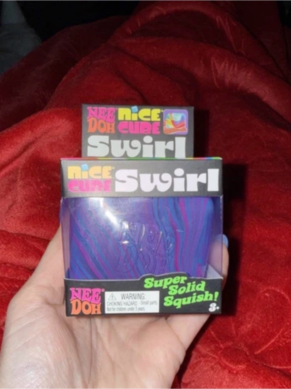 NWT Nice CUBE Swirl Needoh Purple/Blue